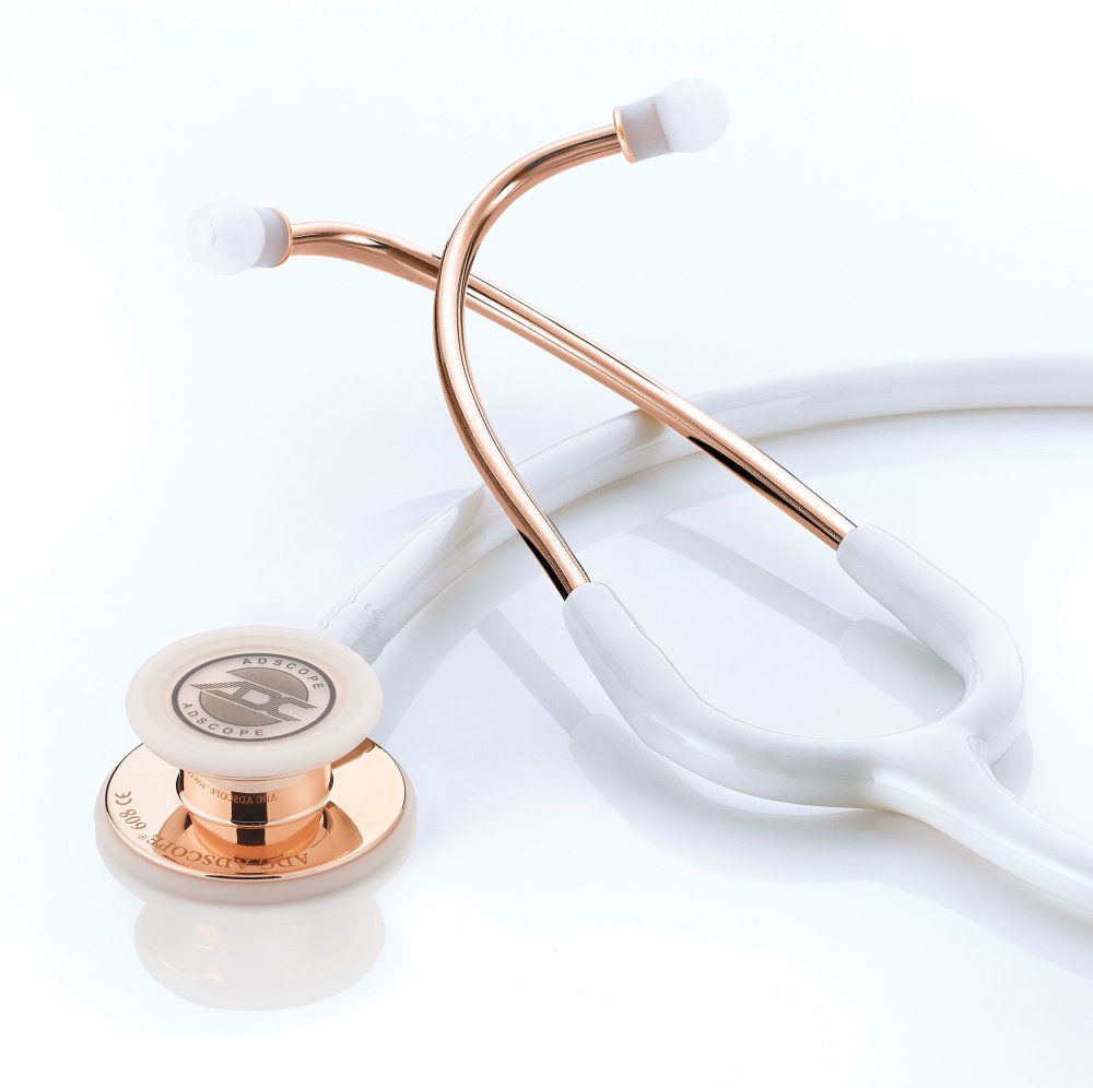 Adscope® 608 Convertible Clinician Stethoscope ROSE GOLD